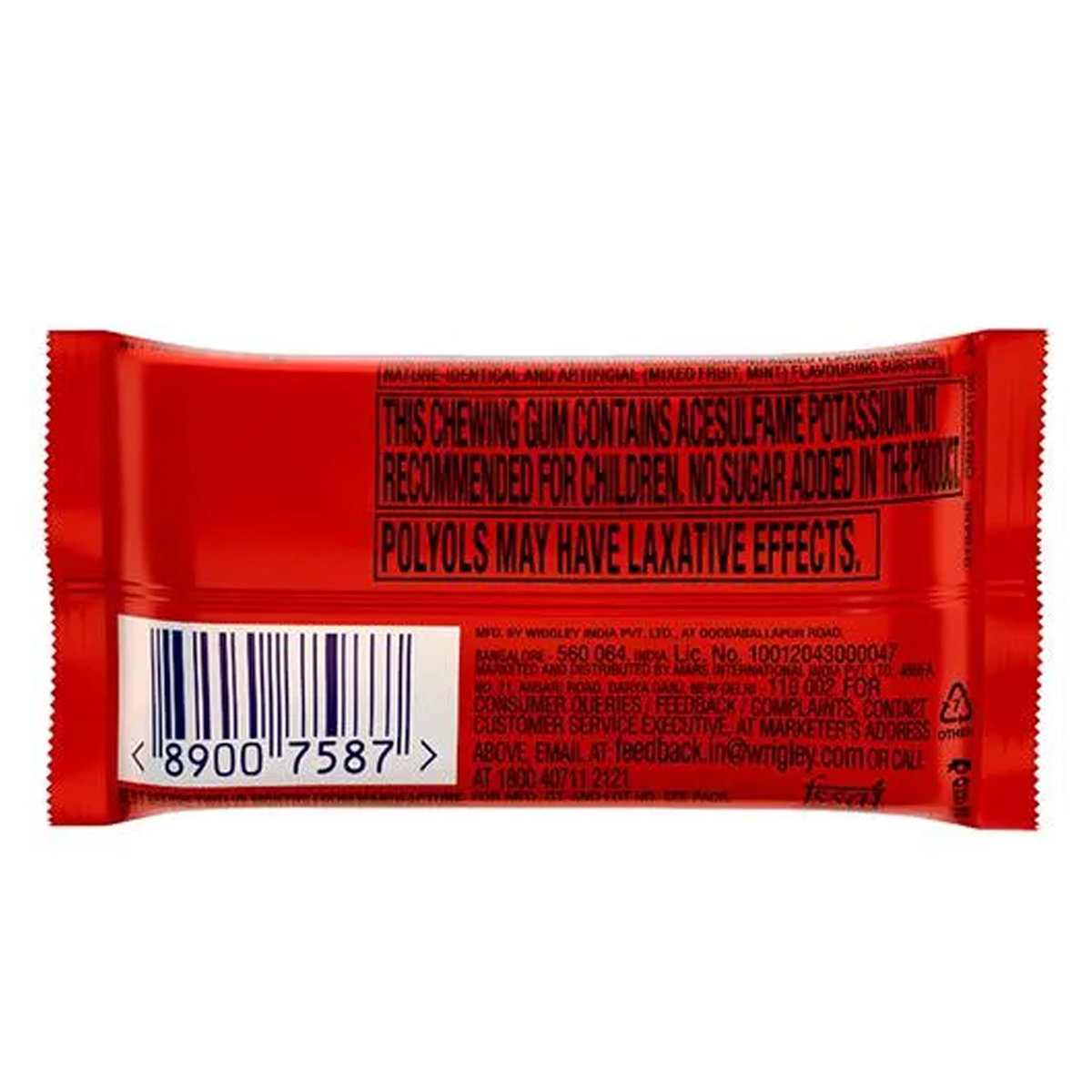 Wrigley's Orbit Mixed Fruit Sugar Free Chewing Gum, 4.4 gm, Pack of 1 Wrigley's Orbit Mixed Fruit Sugar Free Chewing Gum, 4.4 gm, Pack of 1