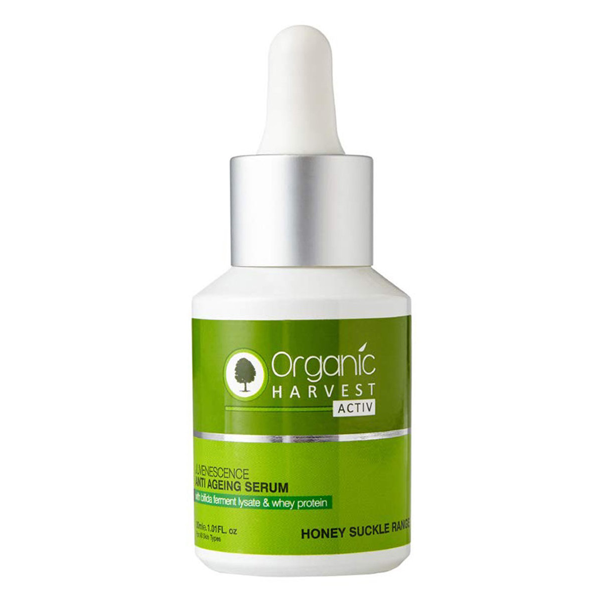 Organic Harvest Juvenescence Anti-Ageing Serum 30 ml | With Bifida Ferment Iysate & Whey Protein | Honey Suckle | Reduce Wrinkles | Enhance Skin Firmness | For All Skin Type, Pack of 1 Organic Harvest Juvenescence Anti-Ageing Serum 30 ml | With Bifida Ferment Iysate & Whey Protein | Honey Suckle | Reduce Wrinkles | Enhance Skin Firmness | For All Skin Type, Pack of 1