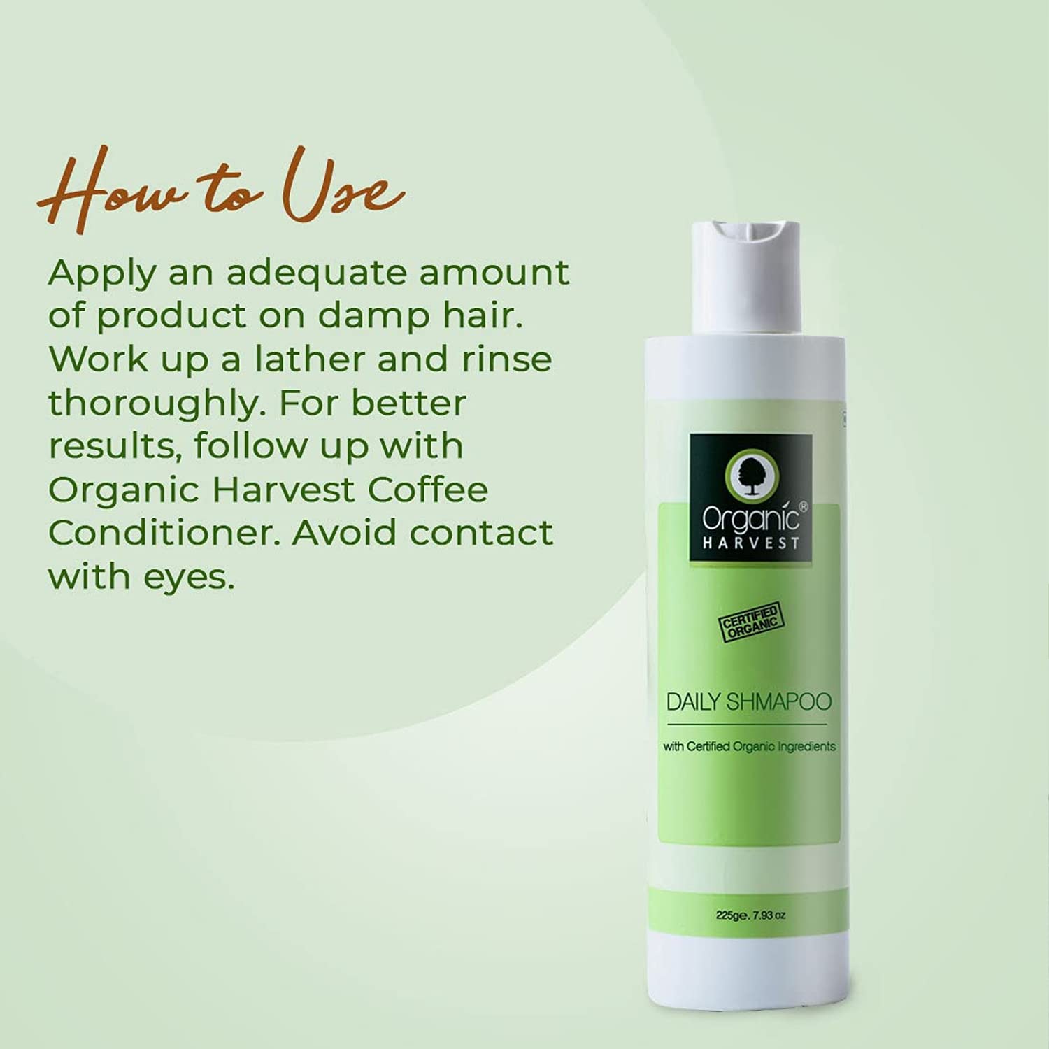 Organic Harvest Daily Shampoo, 225 ml Price, Uses, Side Effects