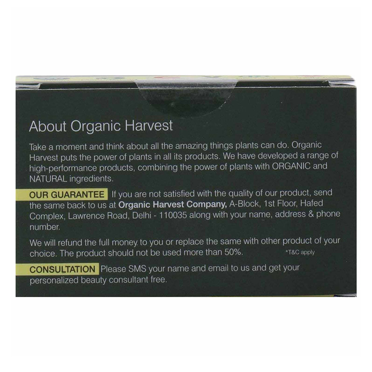 Organic Harvest Anti Tan Scrub, 50 gm, Pack of 1 