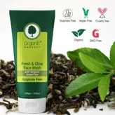 Organic Harvest Fresh &amp; Glow Green Tea Face Wash, 100 gm, Pack of 1