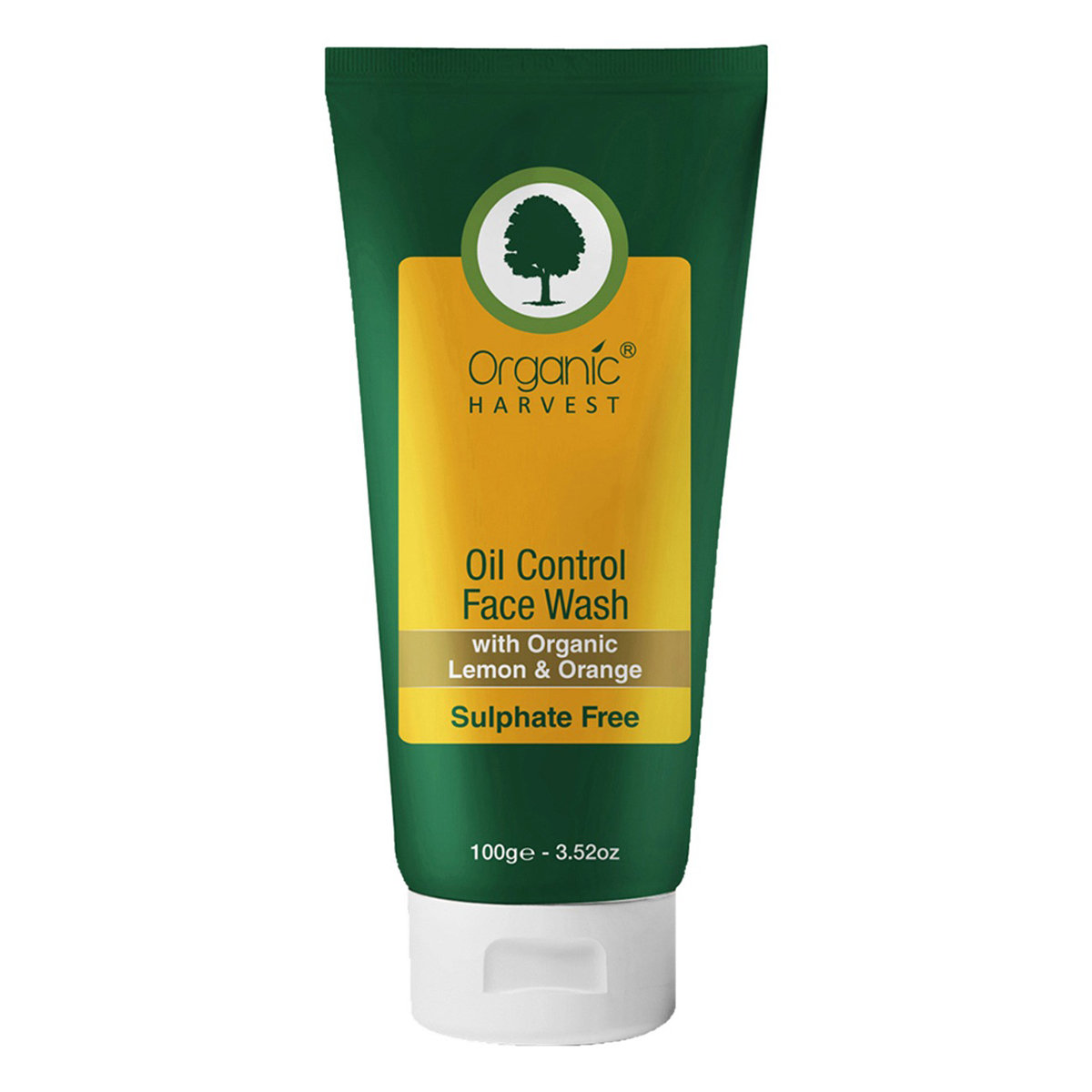 Organic Harvest Oil Control Face Wash 100 gm | With Organic Lemon & Orange | Controls Excess Oil | For Oily & Sensitive Skin, Pack of 1 Organic Harvest Oil Control Face Wash 100 gm | With Organic Lemon & Orange | Controls Excess Oil | For Oily & Sensitive Skin, Pack of 1