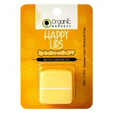 Organic Harvest Happy Lips Lemon Lip Balm With SPF, 10 gm, Pack of 1