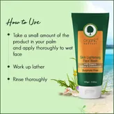 Organic Harvest Skin Lightening Face Wash, 100 gm, Pack of 1