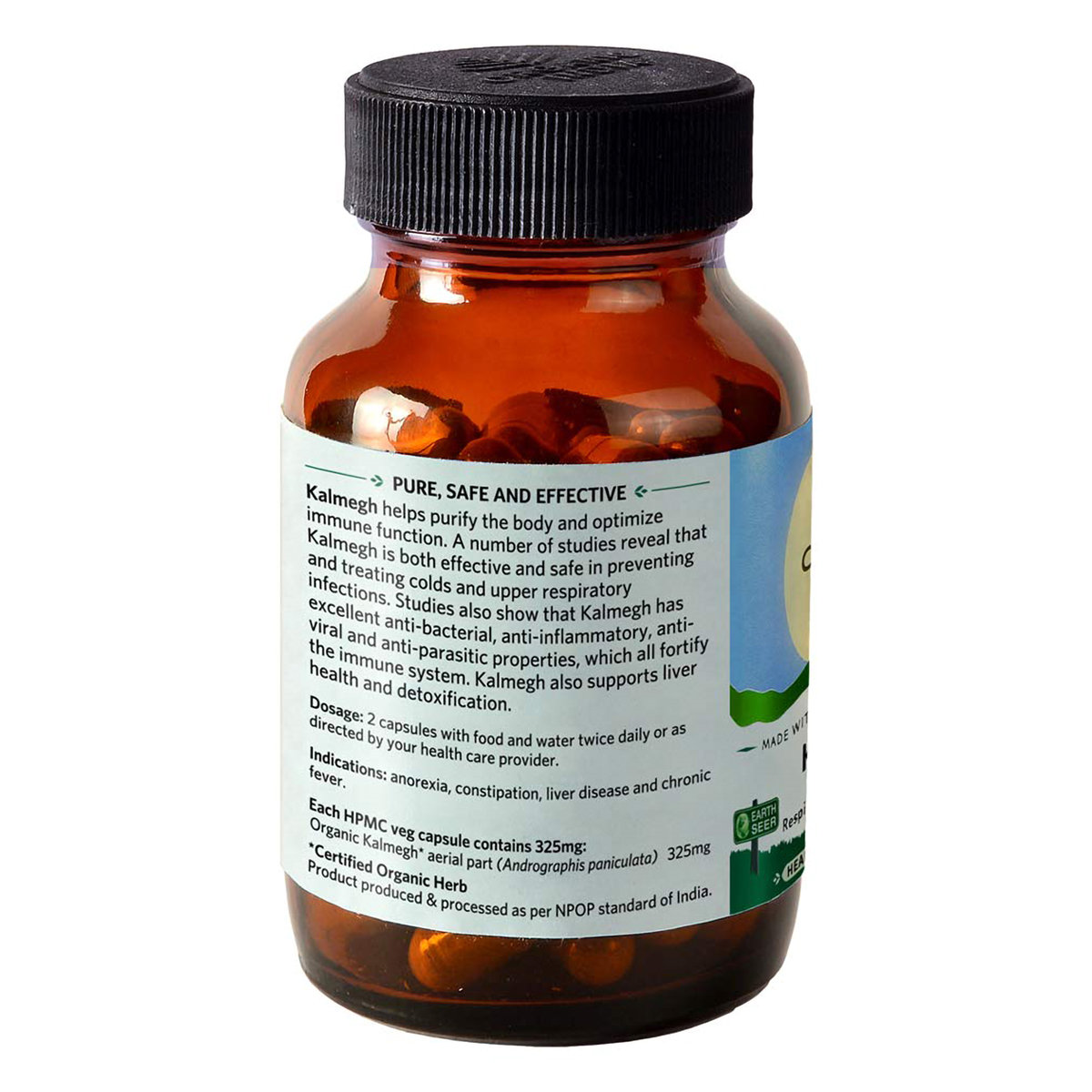 Organic India Kalmegh, 60 Veg Capsules, Pack of 1 Organic India Kalmegh, 60 Veg Capsules, Pack of 1