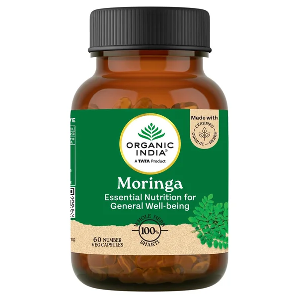 ORGANIC INDIA MORINGA 60'S VEG CAP