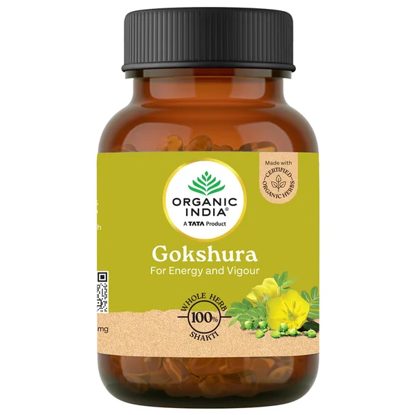 ORGANIC INDIA GOKSHURA 60'S CAP