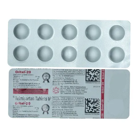 ORITEL 20 TABLET 10'S