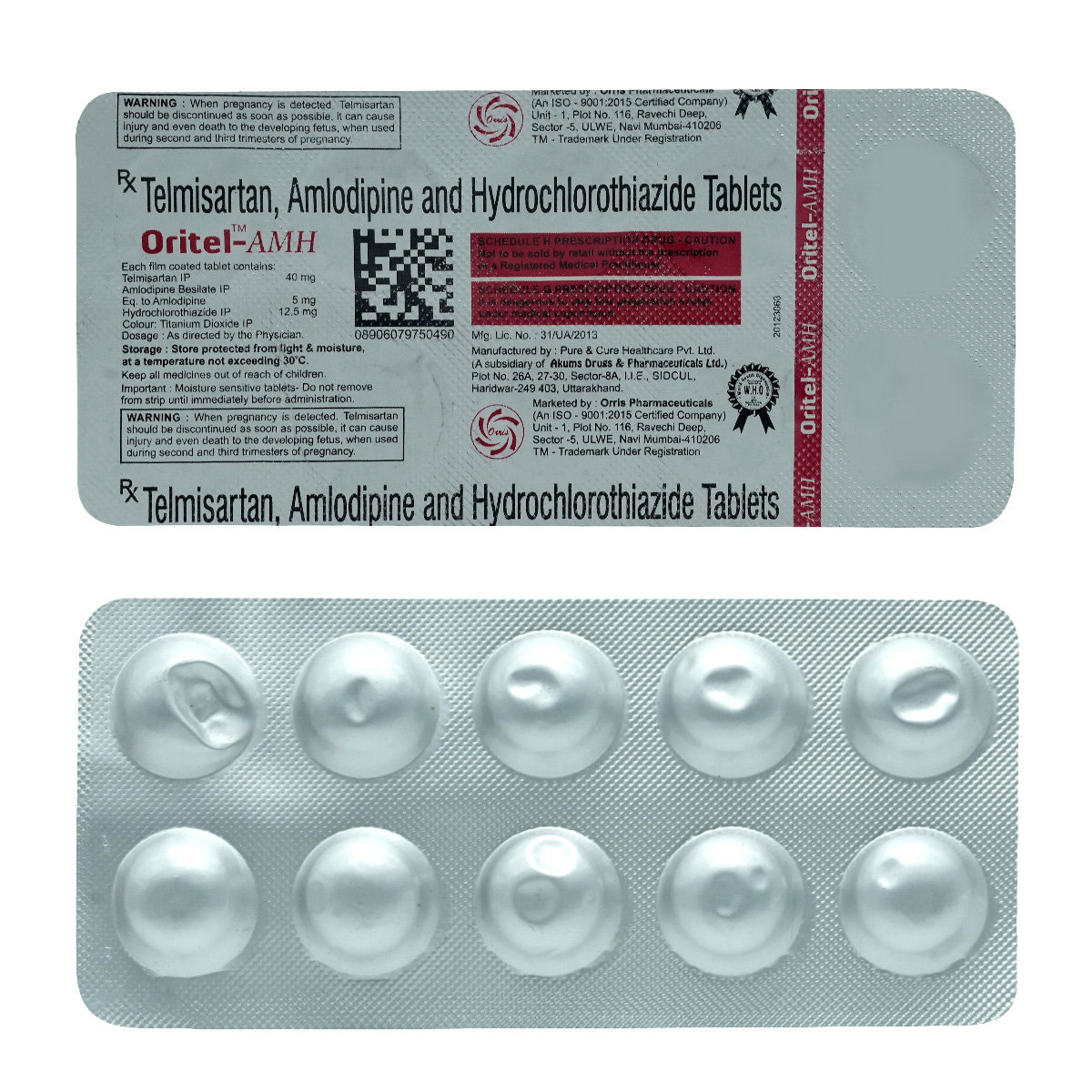 Oritel-AMH Tablet 10's, Pack of 10 Oritel-AMH Tablet 10's, Pack of 10