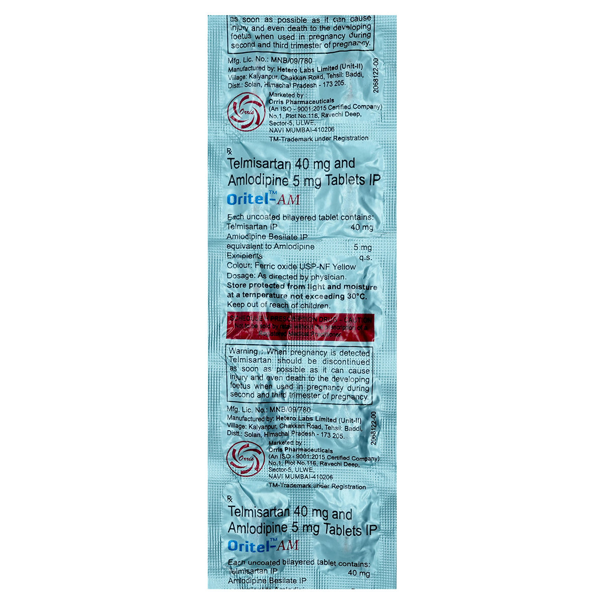 Oritel-AM 5 Tablet 10's, Pack of 10 Oritel-AM 5 Tablet 10's, Pack of 10