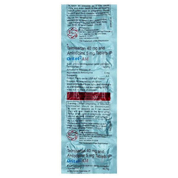 Oritel-AM 5 Tablet 10's