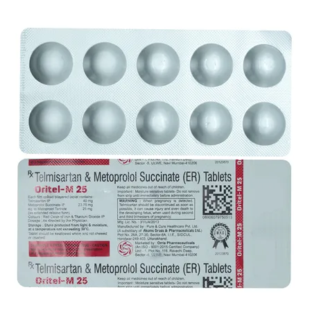 Oritel-M 25 Tablet 10's