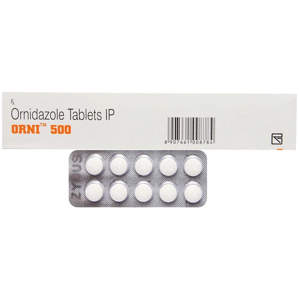 Orni 500 Tablet 10's, Pack of 10 TABLETS