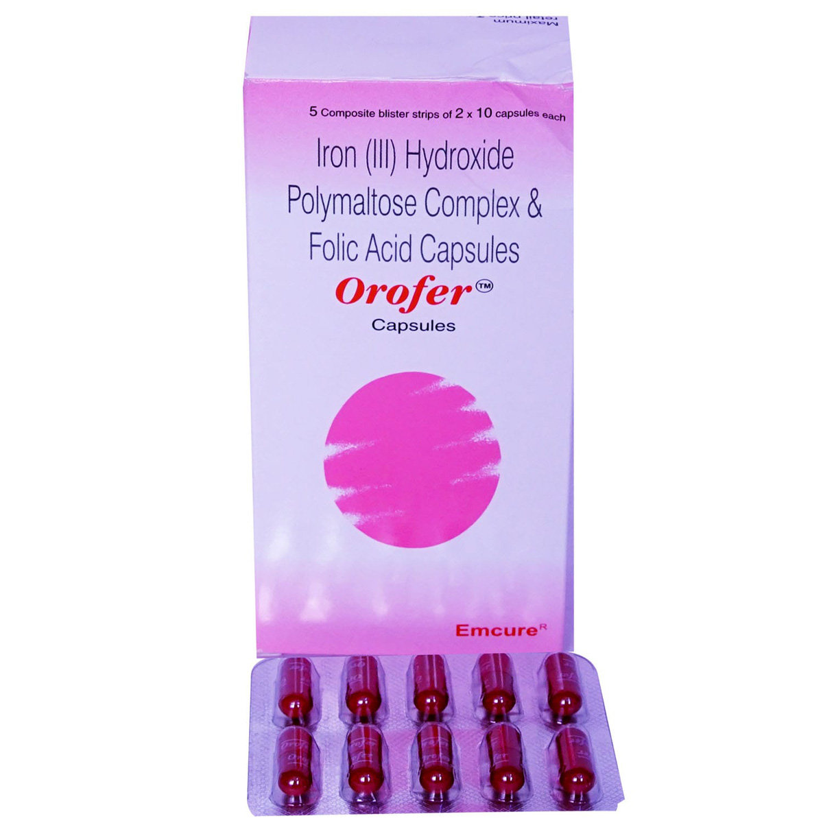 Orofer Capsule 10's, Pack of 10 CAPSULES Orofer Capsule 10's, Pack of 10 CAPSULES