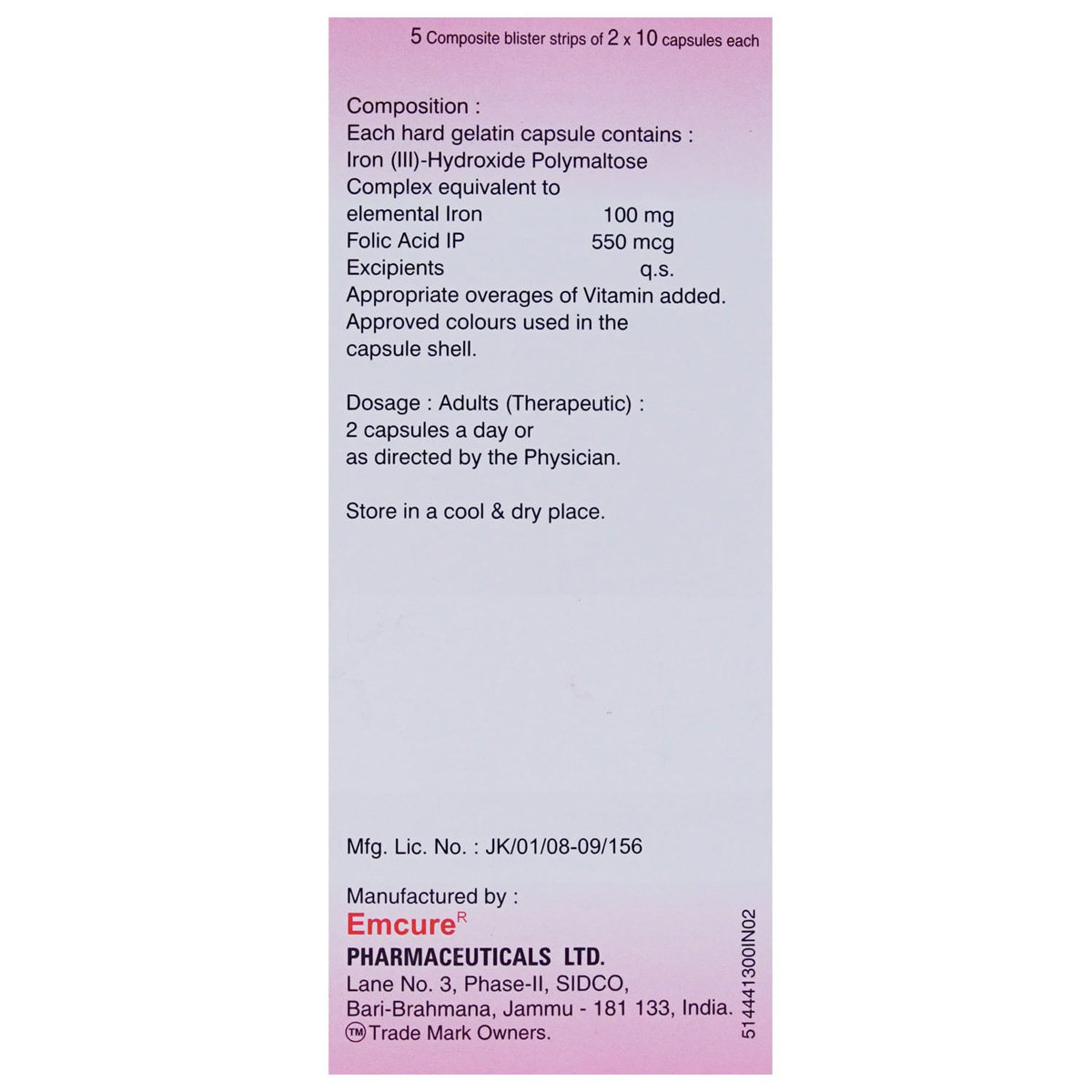 Orofer Capsule 10's, Pack of 10 CAPSULES Orofer Capsule 10's, Pack of 10 CAPSULES