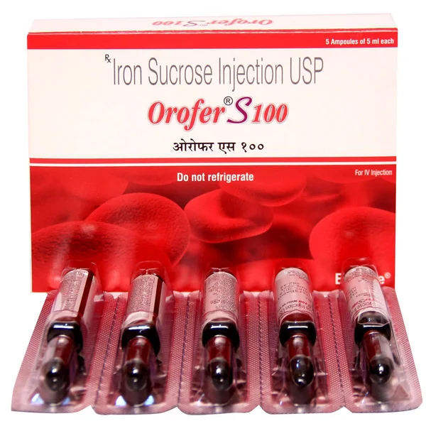 Orofer S 100 Injection 5 ml, Pack of 1 Injection