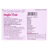 Orofer S 100 Injection 5 ml, Pack of 1 INJECTION