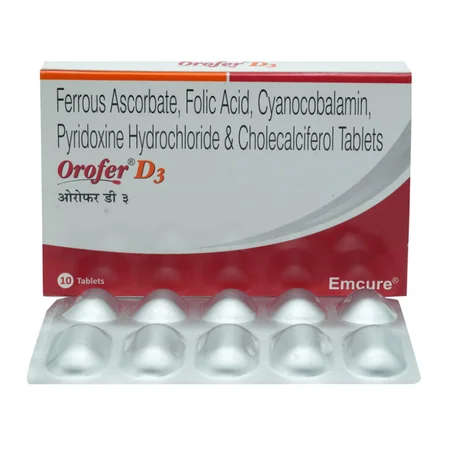 Orofer D3 Tablet 10's