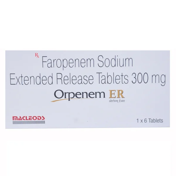 Orpenem ER Tablet 6's, Pack of 6 TABLETS