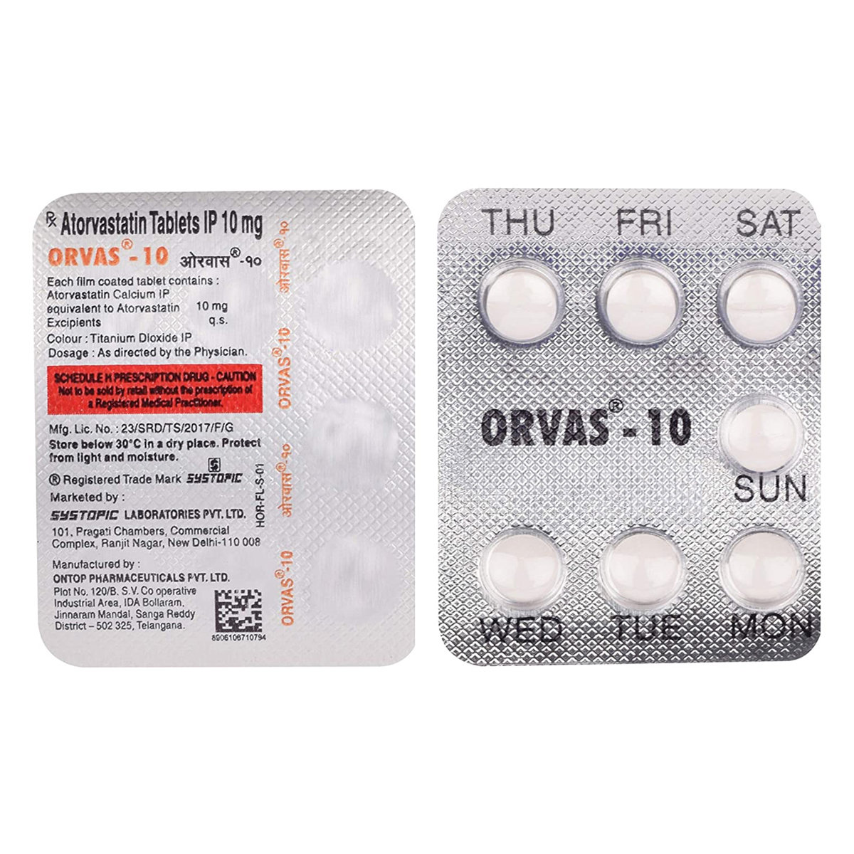 Orvas-10 Tablet 7's, Pack of 7 TabletS Orvas-10 Tablet 7's, Pack of 7 TabletS
