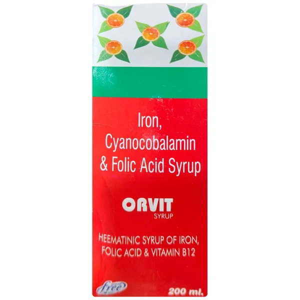 Orvit Sugar Free Syrup 200 ml