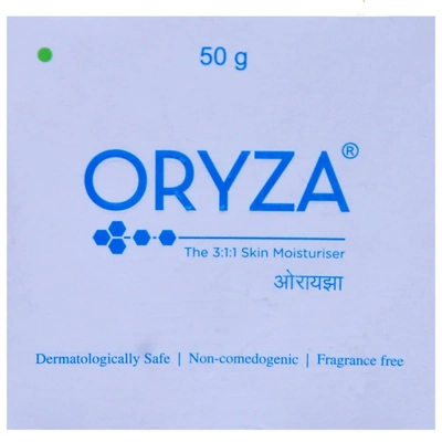 Oryza Skin Moisturiser 50 gm | Moisturises Skin | Protects Skin Ageing, Pack of 1