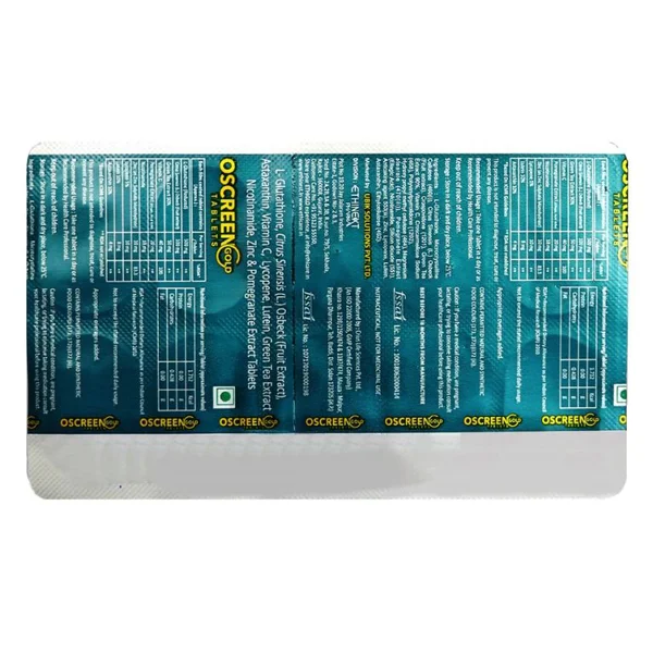 Oscreen Gold Tablet 10's, Pack of 10