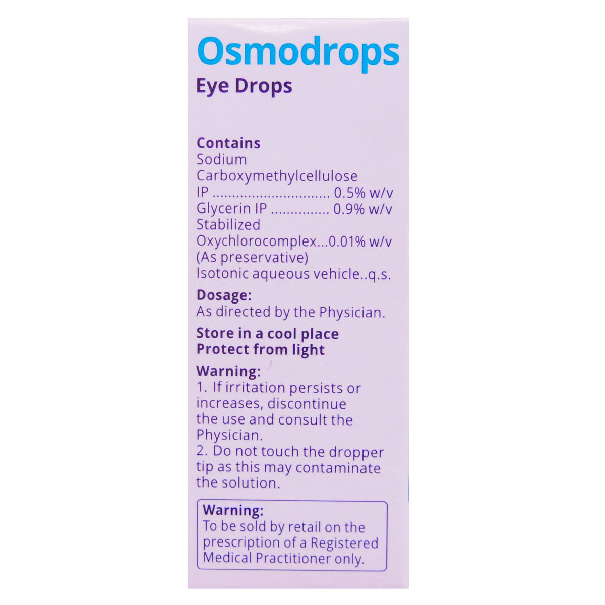 Osmodrops Eye Drops 10 ml, Pack of 1 EYE DROPS Osmodrops Eye Drops 10 ml, Pack of 1 EYE DROPS
