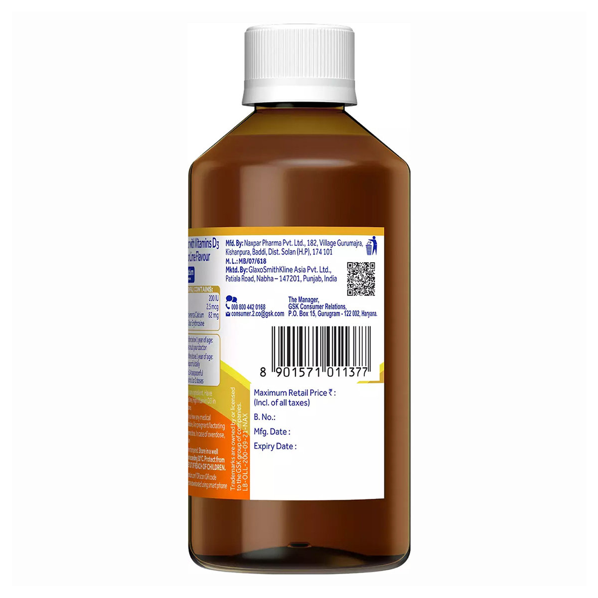 Ostocalcium Lemon Lime Flavour Syrup, 200 ml, Pack of 1 Ostocalcium Lemon Lime Flavour Syrup, 200 ml, Pack of 1