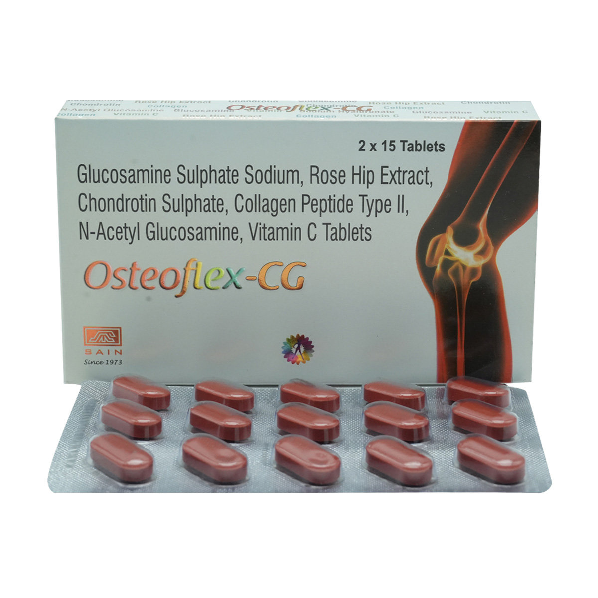 Osteoflex-CG Tablet 15's, Pack of 15 Osteoflex-CG Tablet 15's, Pack of 15