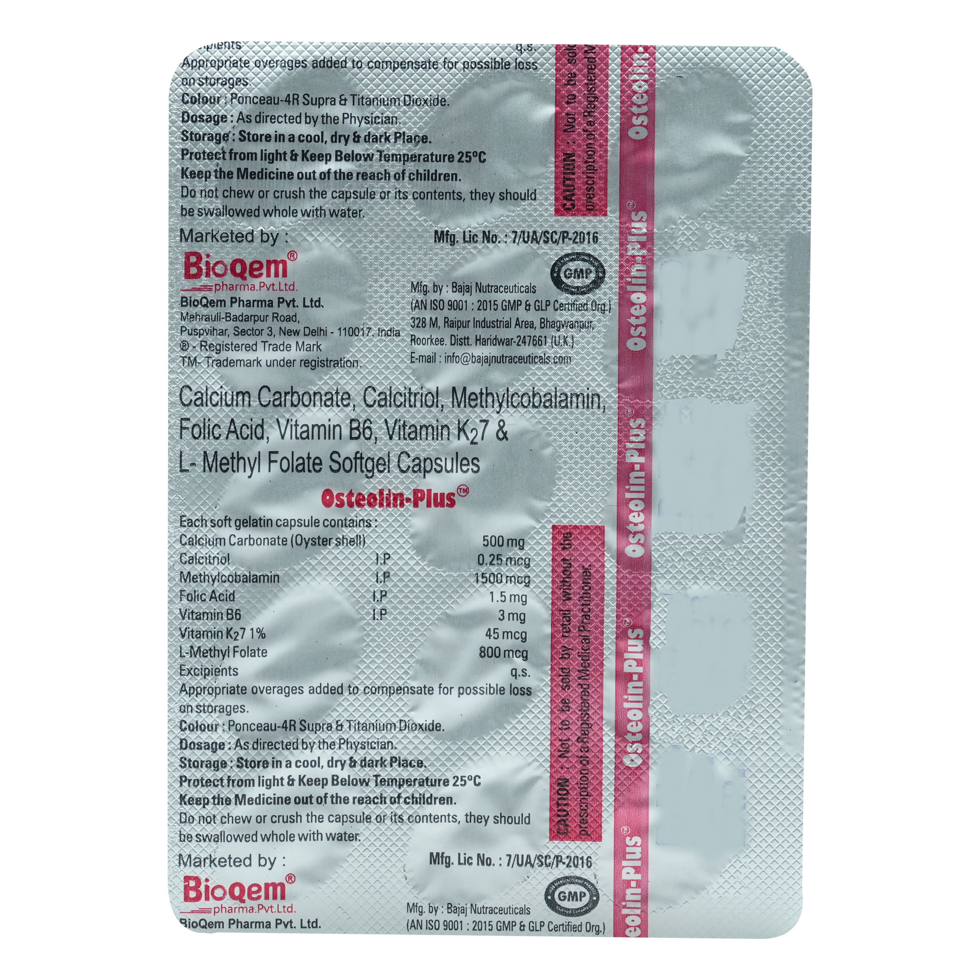 Buy Osteolin-Plus Softgel Capsule 15's Online