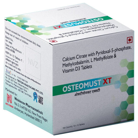 Osteomust XT Tablet 15's, Pack of 15 Osteomust XT Tablet 15's, Pack of 15