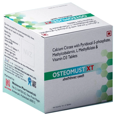 Osteomust XT Tablet 15's, Pack of 15 TabletS