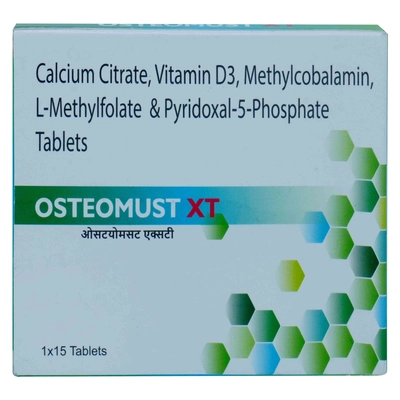 Osteomust XT Tablet 15's, Pack of 15 TabletS