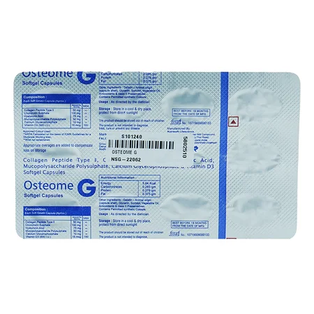 Osteome G Softgel Capsule 10's