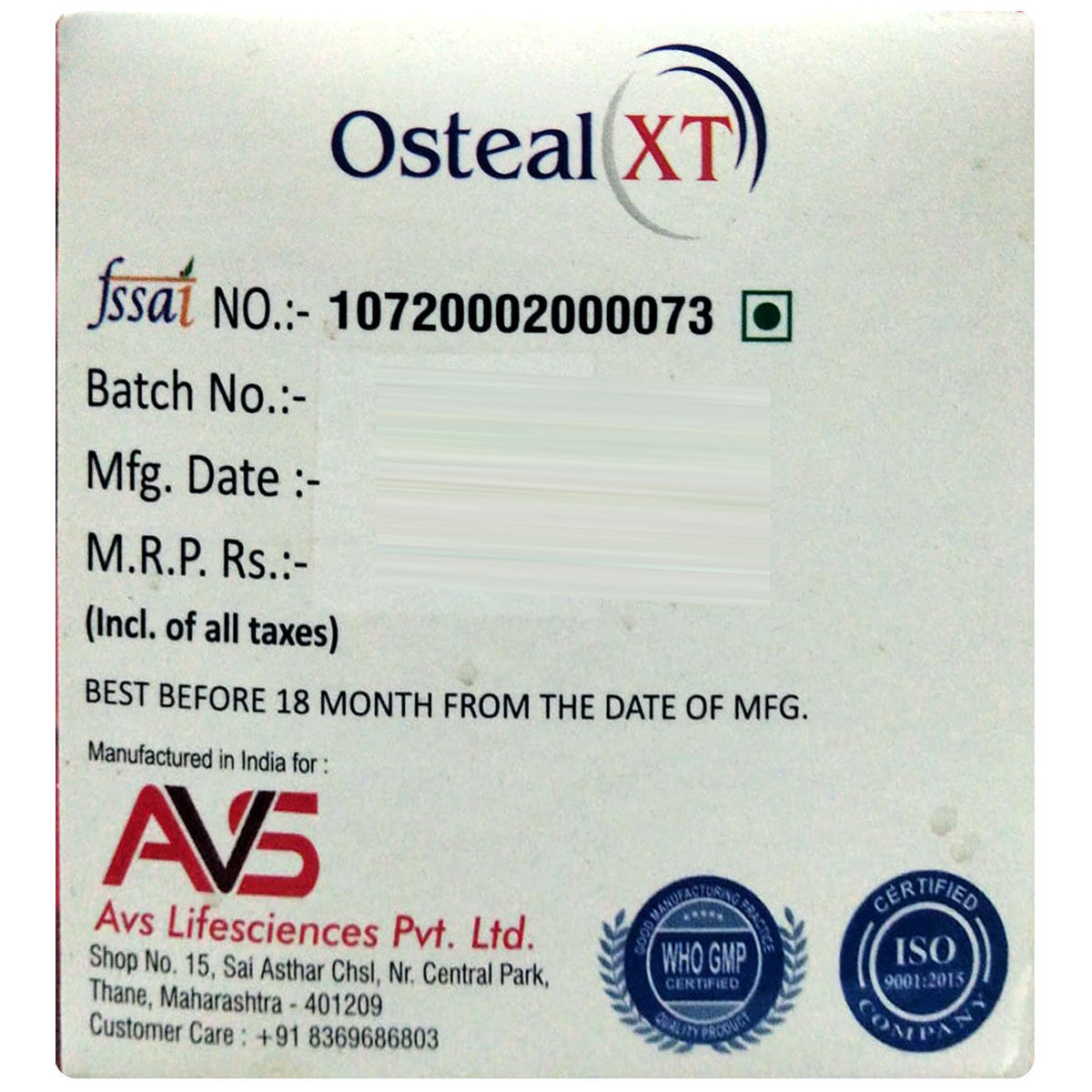 Osteal XT Tablet 10's, Pack of 10 TABLETS Osteal XT Tablet 10's, Pack of 10 TABLETS