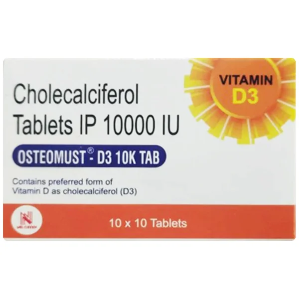 Osteomust-D3 10K Tablet 10's