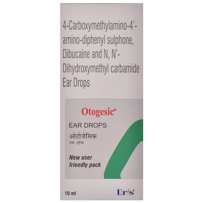 Otogesic Ear Drops 10 ml, Pack of 1 EAR DROPS