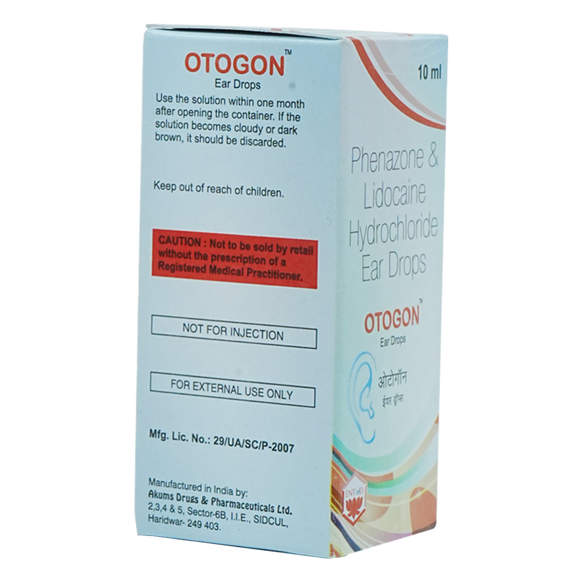 Otogon Ear Drop 10 ml, Pack of 1 DROPS Otogon Ear Drop 10 ml, Pack of 1 DROPS
