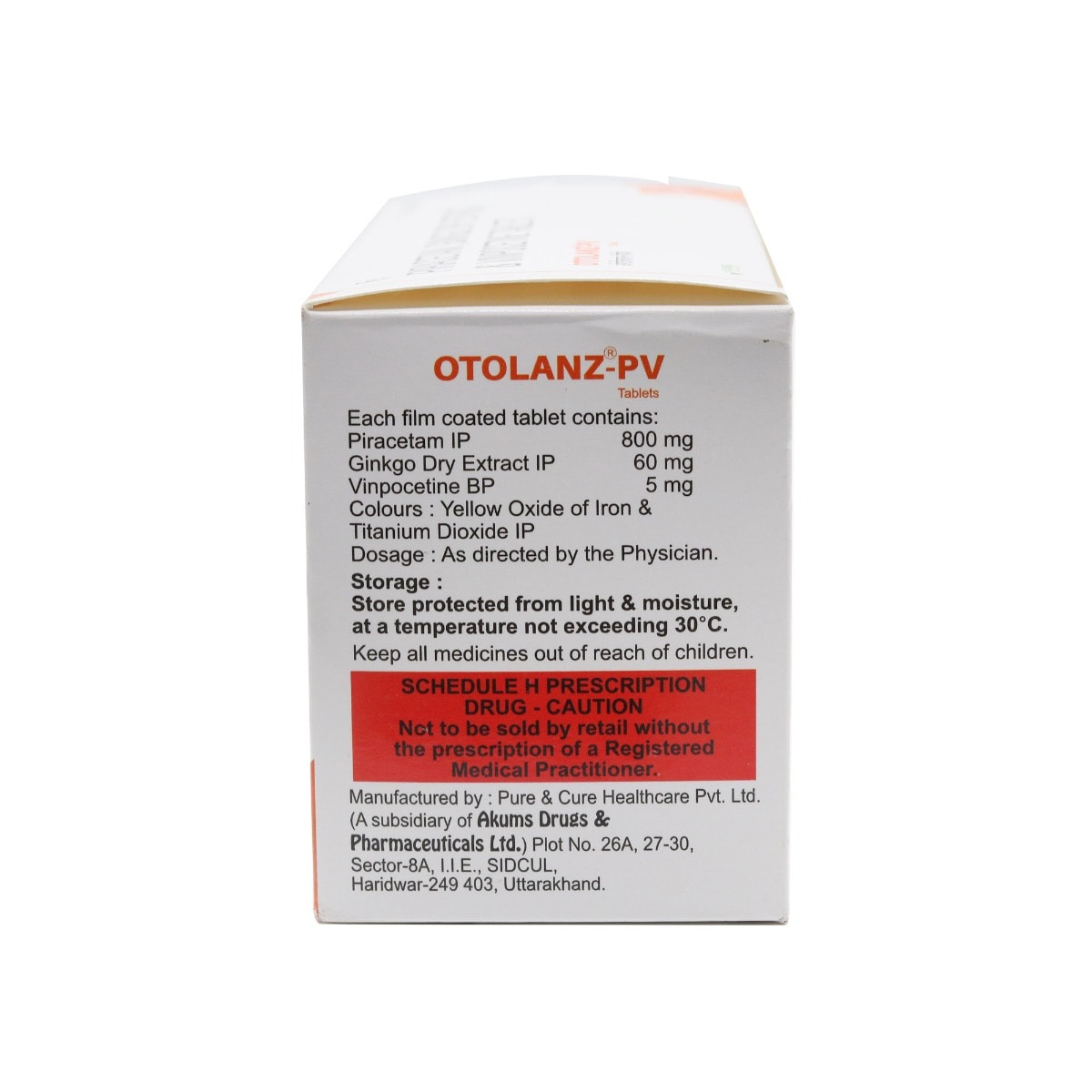 Otolanz PV Tablet 10's, Pack of 10 TABLETS Otolanz PV Tablet 10's, Pack of 10 TABLETS