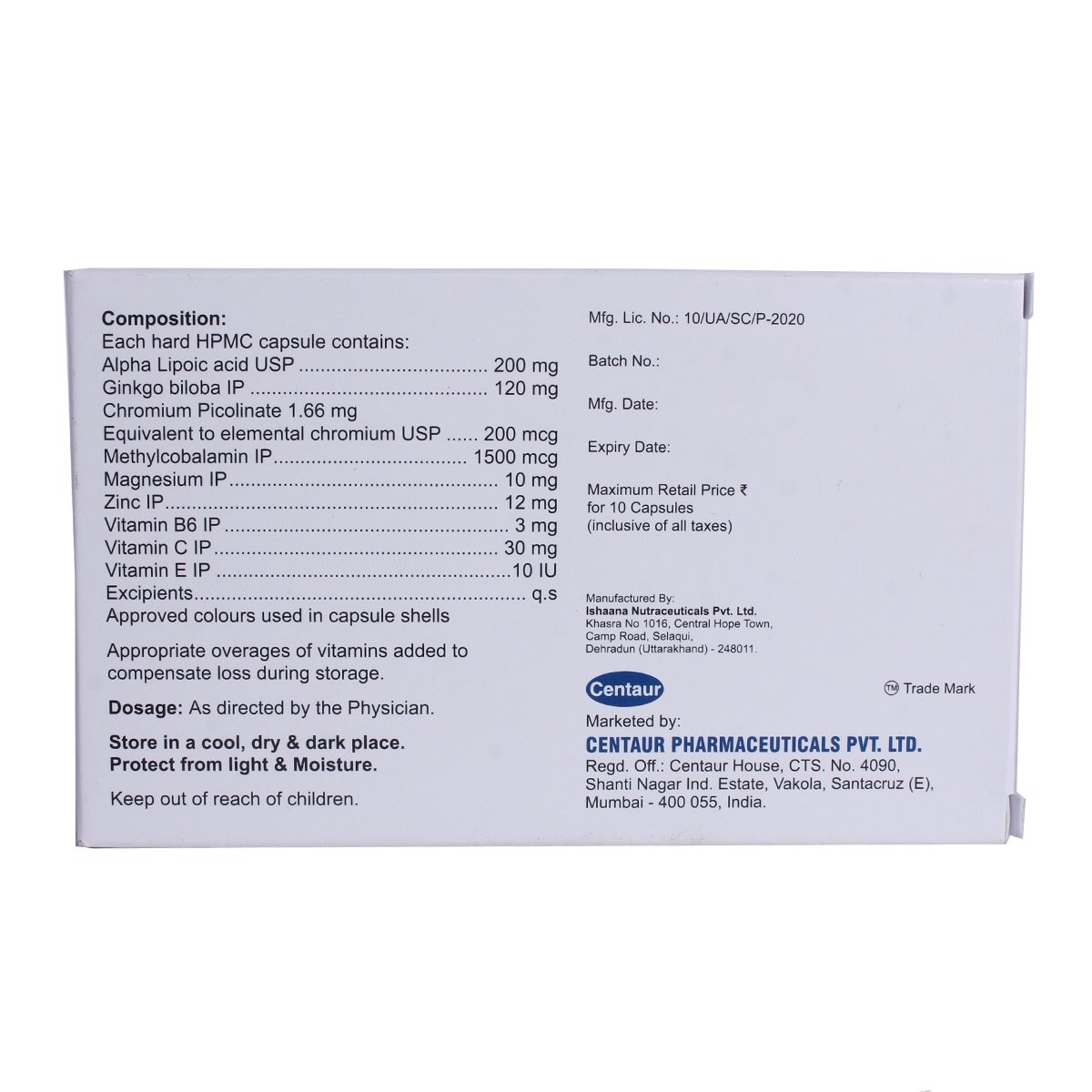 Otocap Capsule 10's, Pack of 10 Otocap Capsule 10's, Pack of 10