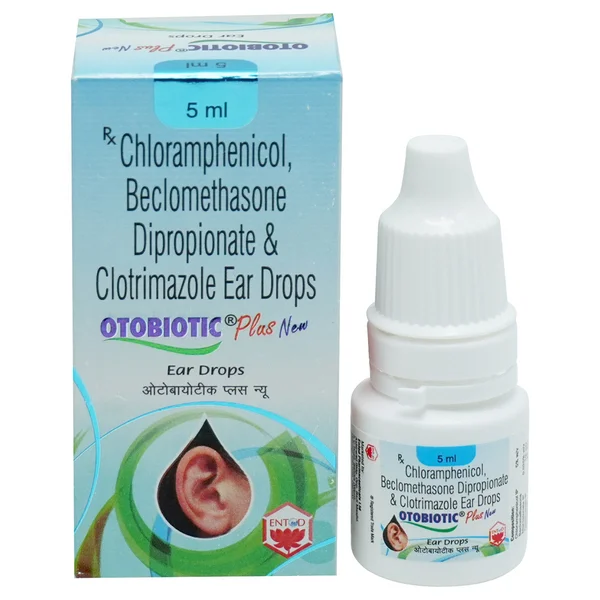 Otobiotic Plus New Ear Drops 5 ml