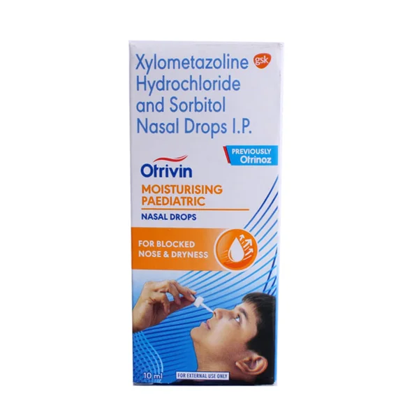 Otrivin Moisturizing Paediatric Nasal Drop 10 ml, Pack of 1 NASAL DROP