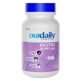 Ourdaily Biotin 10,000 mcg, 60 Tablets, Pack of 1