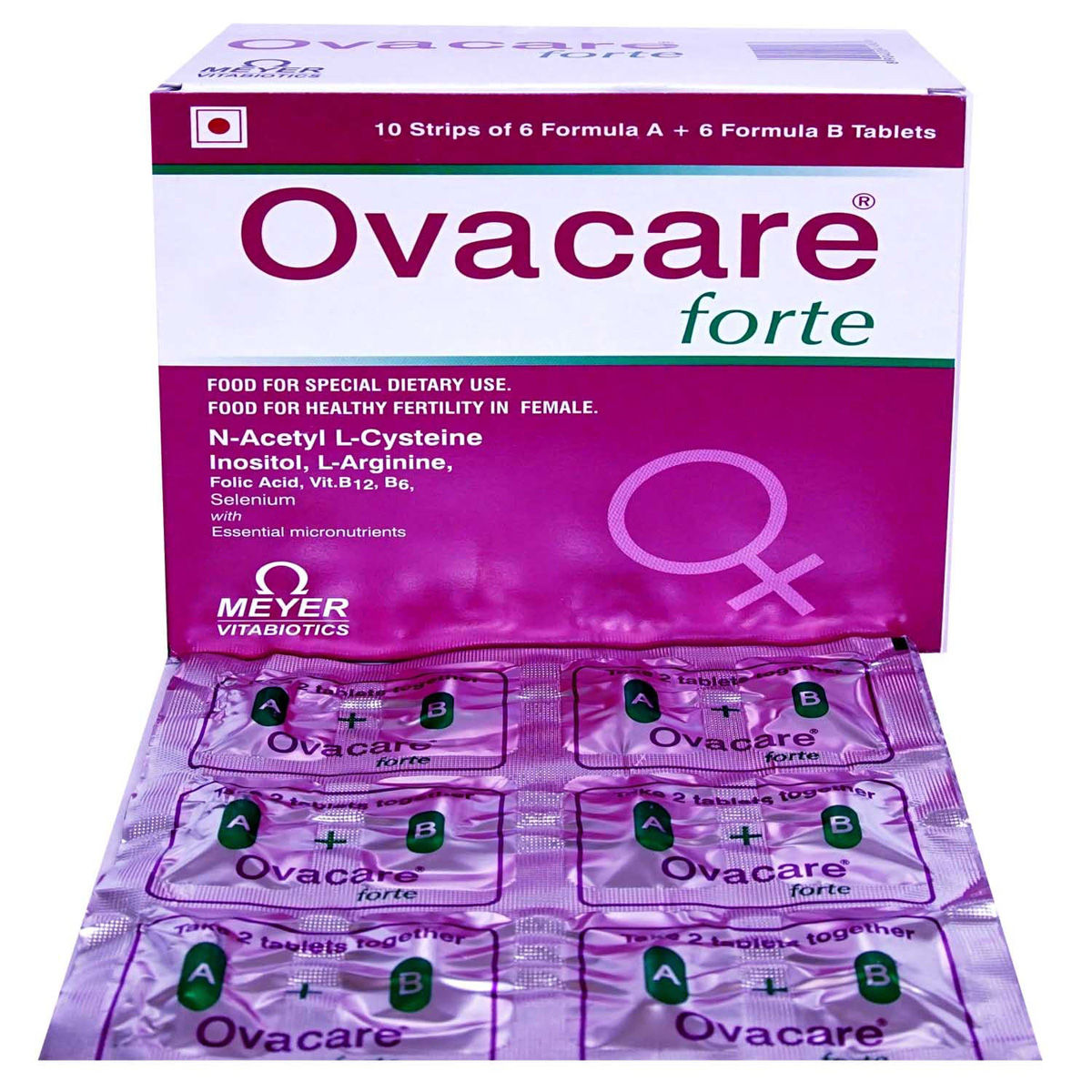 Ovacare Forte Tablet 12's, Pack of 12 Ovacare Forte Tablet 12's, Pack of 12