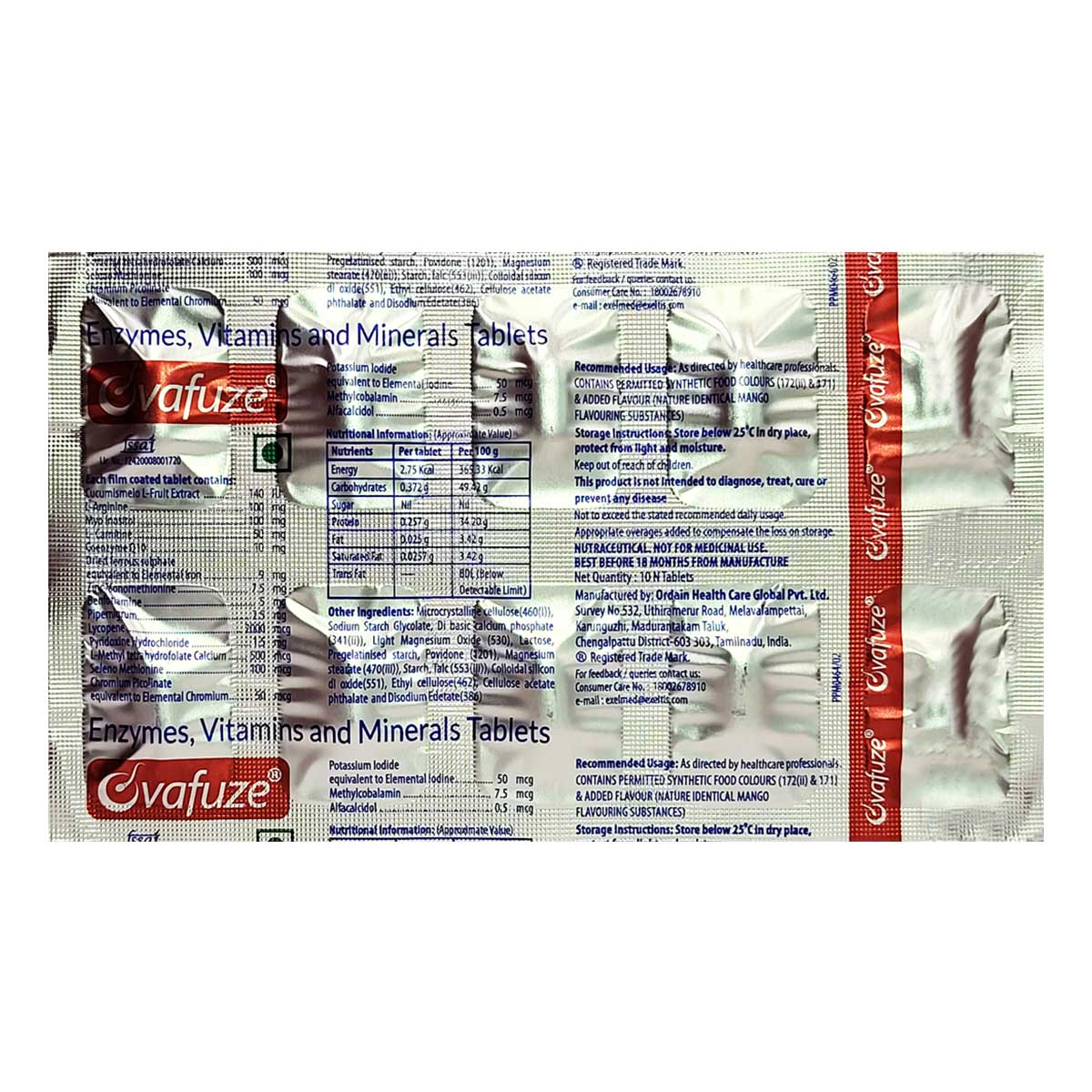 Ovafuze Tablet 10s Ovafuze Tablet 10s