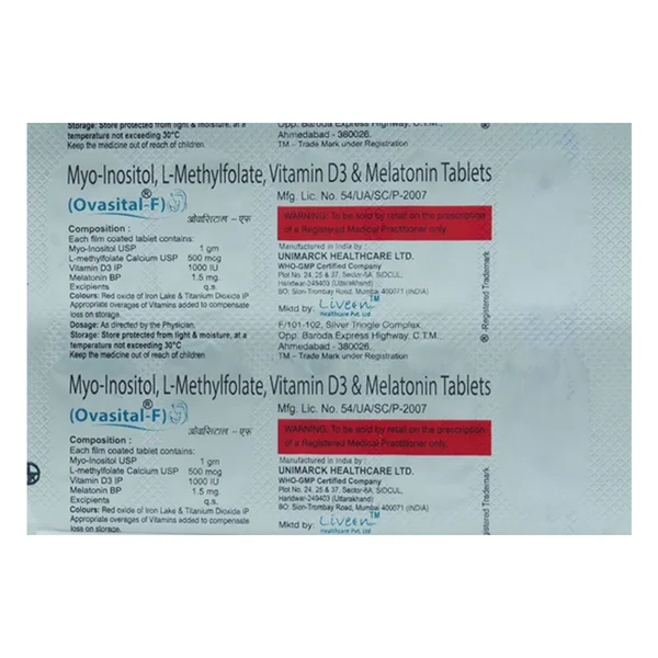 Ovasital-F Tablet 10's, Pack of 10 TabletS