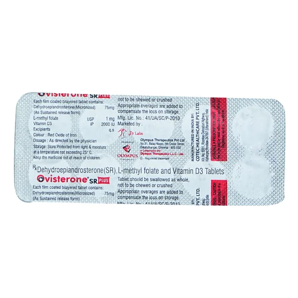 Ovisterone SR Plus Tablet 10's, Pack of 10 TabletS