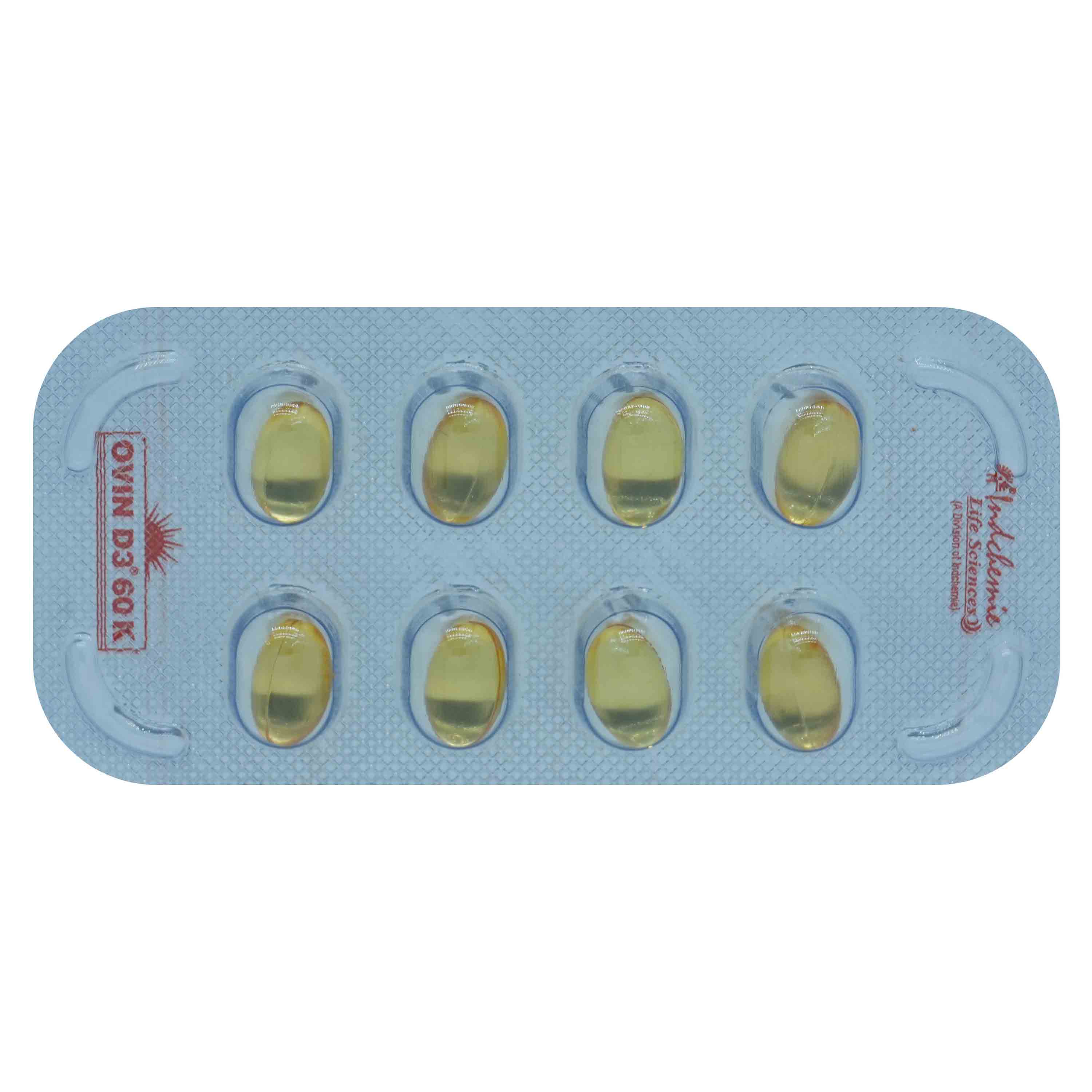 Ovin D3 60K Softgel Capsule 8's, Pack of 8 CapsuleS Ovin D3 60K Softgel Capsule 8's, Pack of 8 CapsuleS