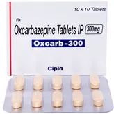 Oxcarb-300 Tablet 10's, Pack of 10 TABLETS